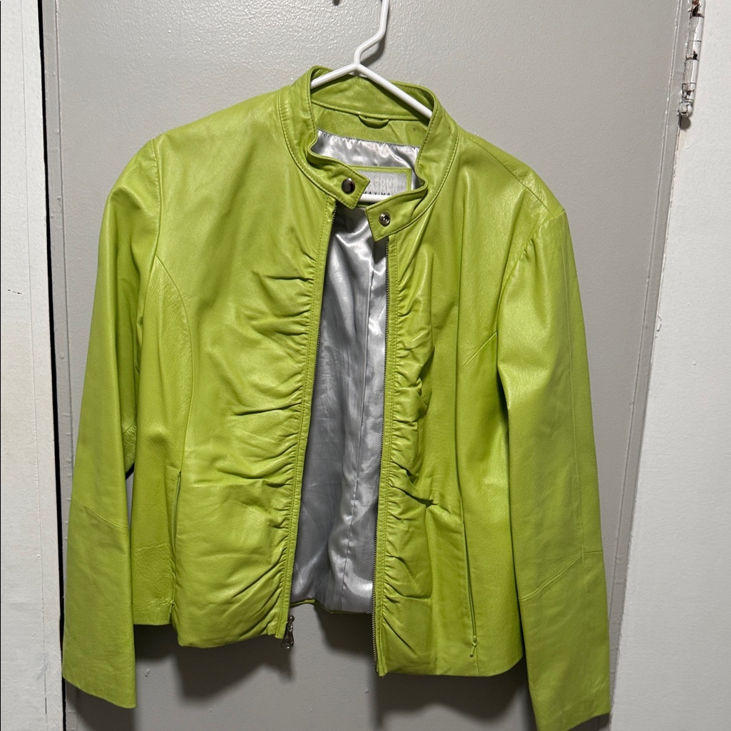 Wilsons Leather Vibrant Green Jacket